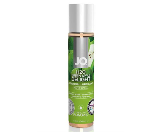 Вкусовой Лубрикант JO H2O Green Apple Delight, 30 мл, фото 