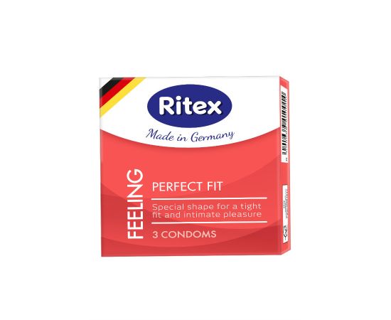 Презервативы Ritex Perfect Fit №3 анатомической формы с накопителем, фото 