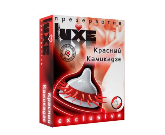 Презервативы Luxe Exclusive Красный Камикадзе 1 шт, фото 