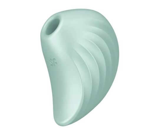 Вакуумный стимулятор с вибрацией Satisfyer Pearl Diver Mint, фото 