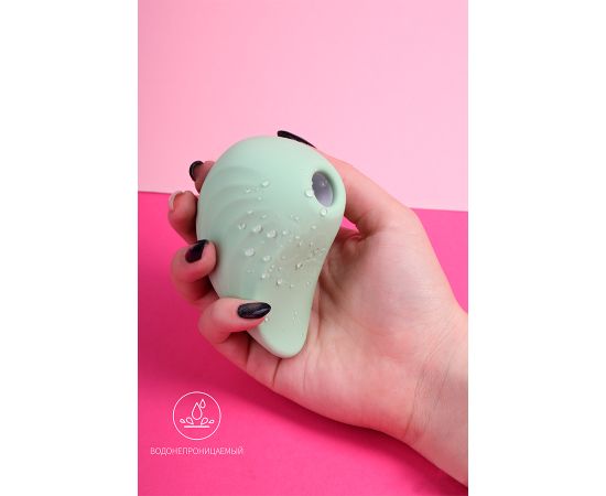 Вакуумный стимулятор с вибрацией Satisfyer Pearl Diver Mint, фото , изображение 4