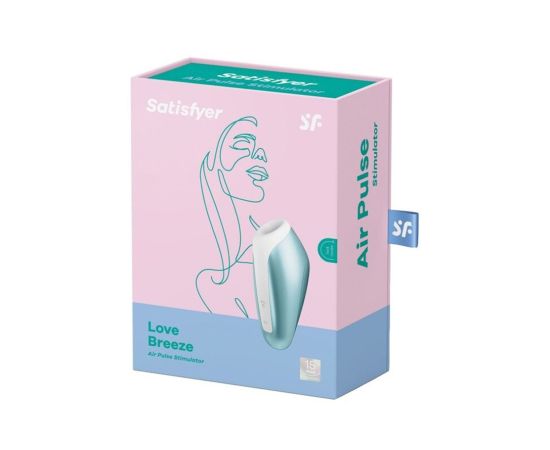 Бесконтактный Вакуумный Стимулятор Клитора Satisfyer Love Breeze, Ледяной Синий, фото , изображение 3