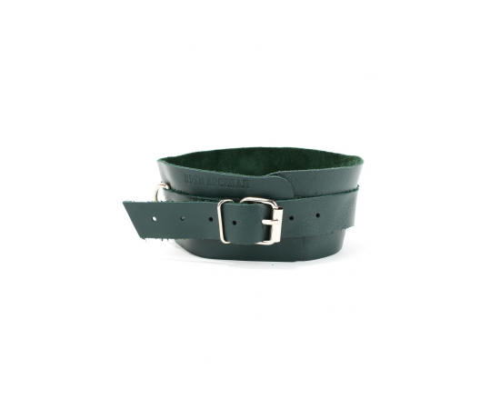 Ошейник Кожаный Lady's Arsenal, Изумрудный, фото 