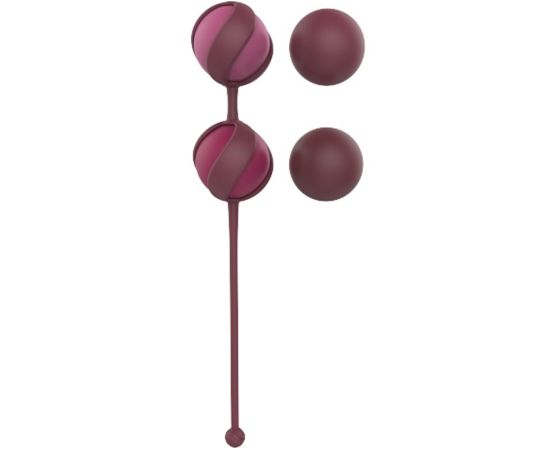 Набор сменных вагинальных шариков Love Story Valkyrie Wine Red, фото 