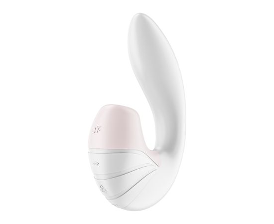 Вакуумный стимулятор клитора с вибрацией Satisfyer Supernova White, фото 