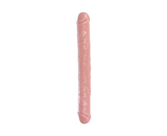 Двухсторонний Фаллоимитатор Snailage Lala Dildo Lay-D4045-4, Бежевый, фото 