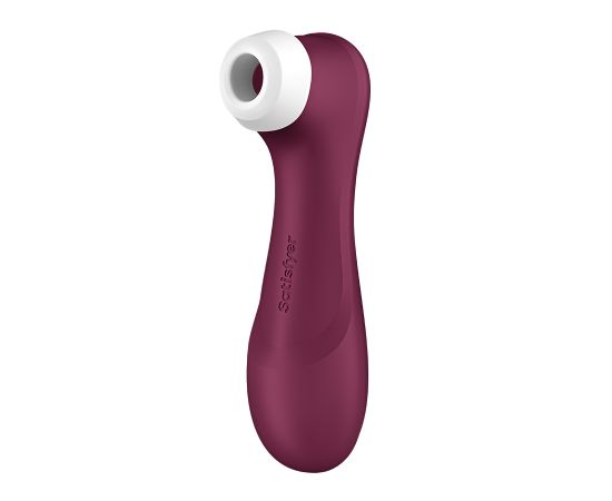 Вакуумный стимулятор клитора с вибрацией Satisfyer Pro 2 Gen 3 Wine Red, фото 