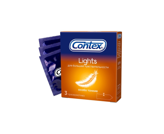 Презервативы Contex №3 Lights максимально чувствительные, фото 