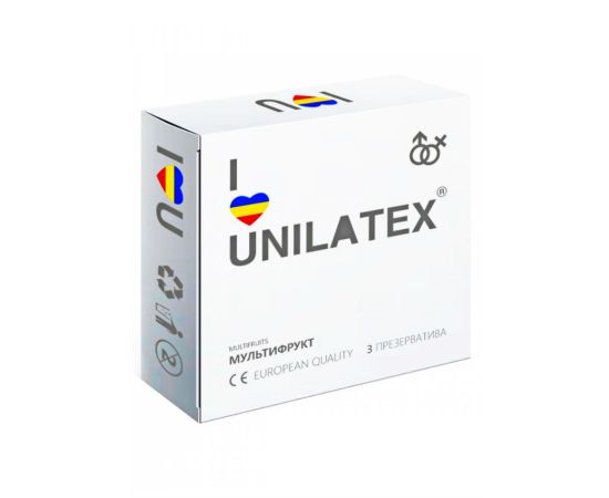 Презервативы Unilatex Multifruits 3 шт 3003Un, фото 