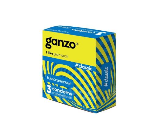 Презервативы Ganzo Classic Классические Latex 3 шт, фото 