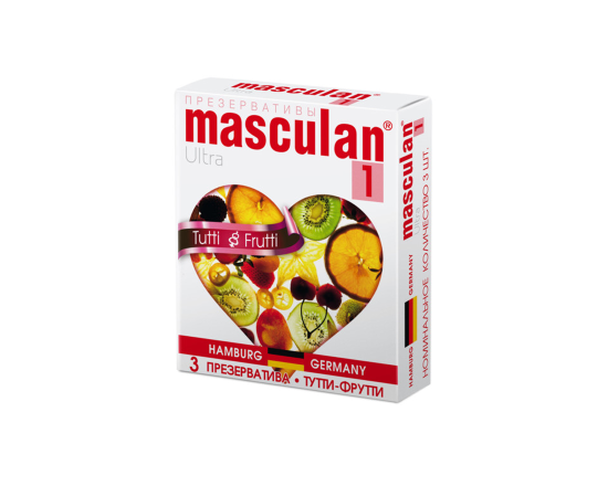 Презервативы Masculan Ultra 1, №3 Tutti-frutti, фото 