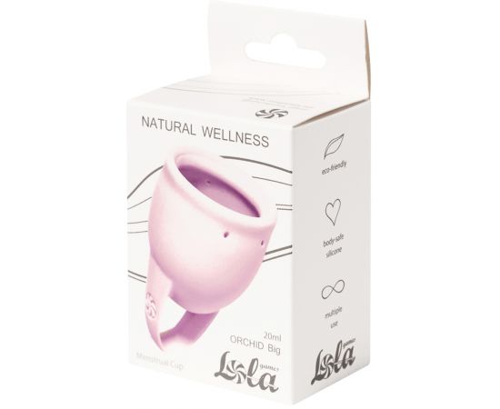 Менструальная Чаша Lola Natural Wellness Orchid, 20 ml, Лавандовая, фото 