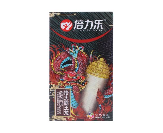 Презервативы Bally Pleasure More Tyrannosaurus Rex, фото 