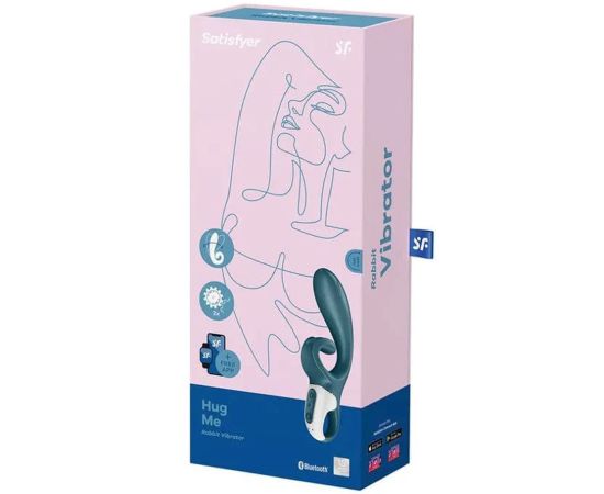 Вибратор Satisfyer Hug Me Bluegrey, фото , изображение 6